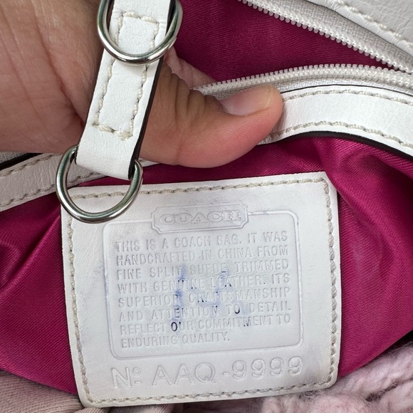 Coach Pink and Cream Tote and Clutch Set - Picture 6 of 6